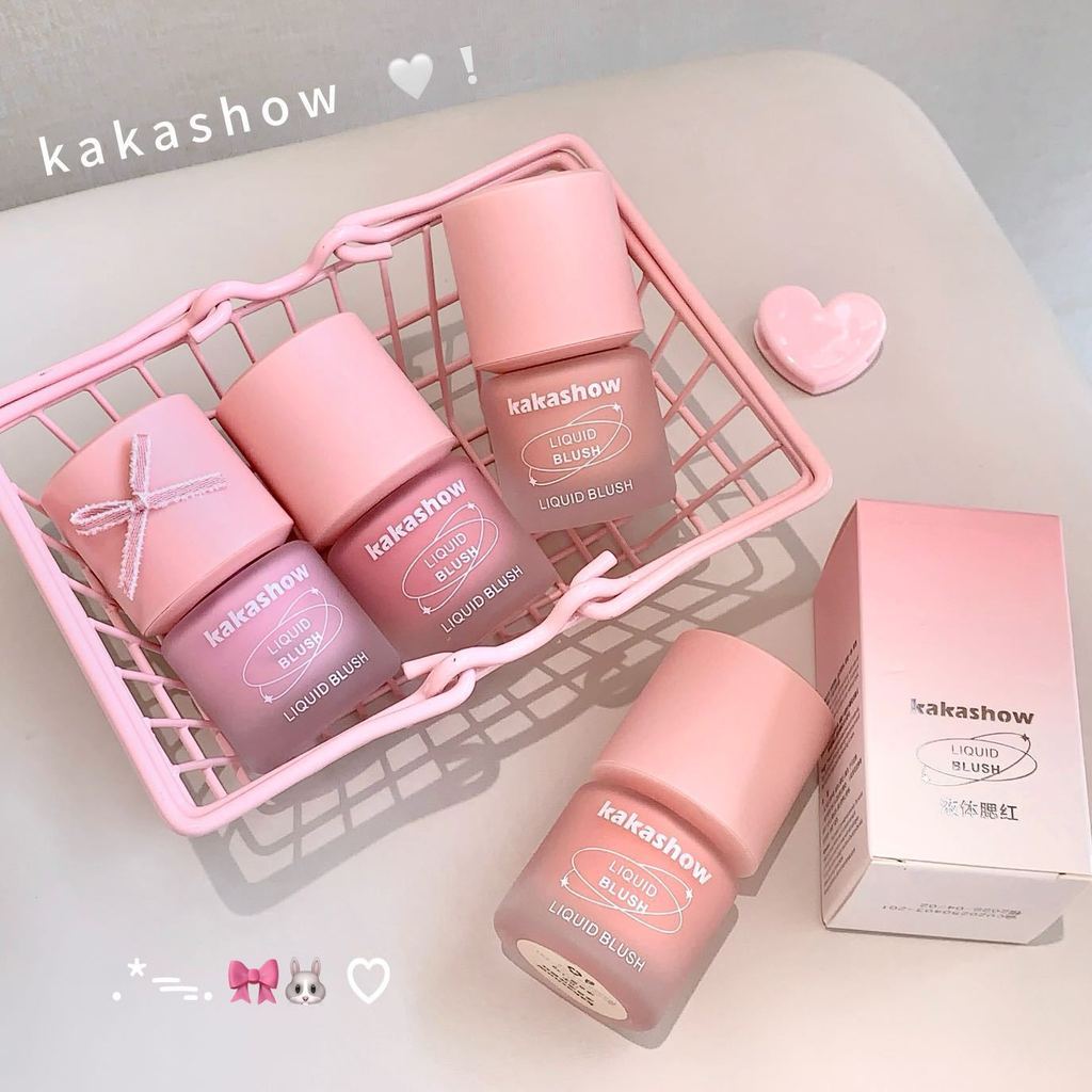 Kakashow chất lỏng đông lạnh má hồng ánh sáng tự nhiên và tra kakashow