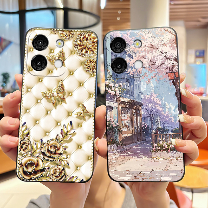 Ốp Điện Thoại Chống Trầy Xước Cho Umidigi G9A Silicon Mềm Màu Đen Vỏ Sky Jelly Phổ Biến Độc Đáo Họa 