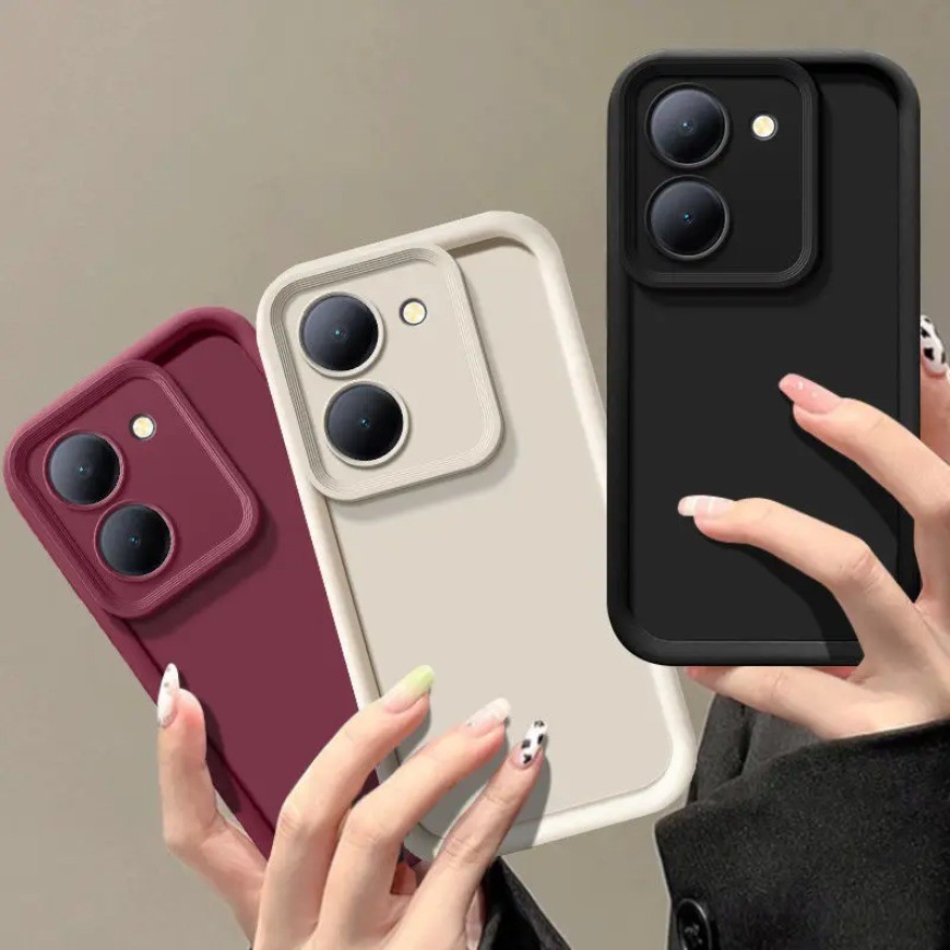 Dành Cho Vivo Y36 5G Ốp Lưng VIVO Y27 5G Ốp Lưng Điện Thoại vivo Y36 5G Trọn Gói Matte Chống Sốc Mềm