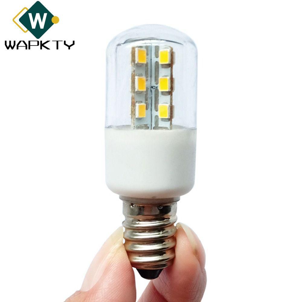 WAPKTY Chiếu Sáng Tủ Lạnh Nhà E12 E14 Kết Nối Ánh Sáng Trắng 110V 220V Pygmy Vít Nhỏ