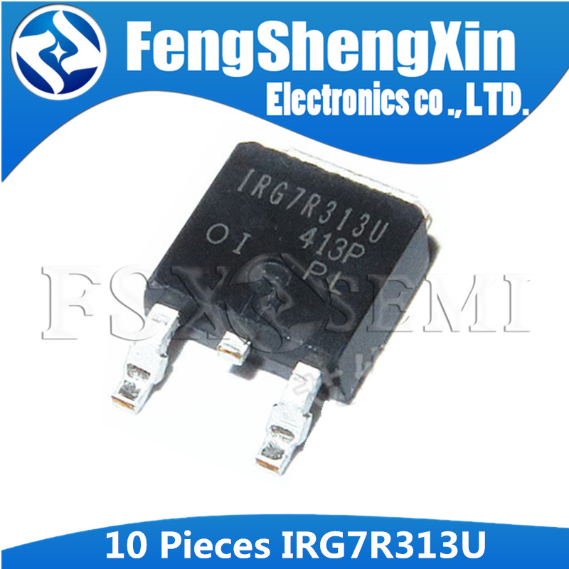 10 CÁI IRG7R313U TO-252 IRG7R313UTR SOT IRG7R313 SOT-252 G7R313U TO252 MOS fet cho plasma pha lê lỏn