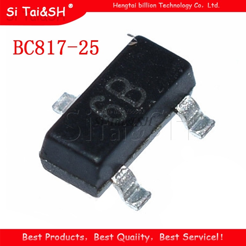 100 CÁI BC817-25 SOT23 817-25 SOT SMD 6B bóng bán dẫn mới