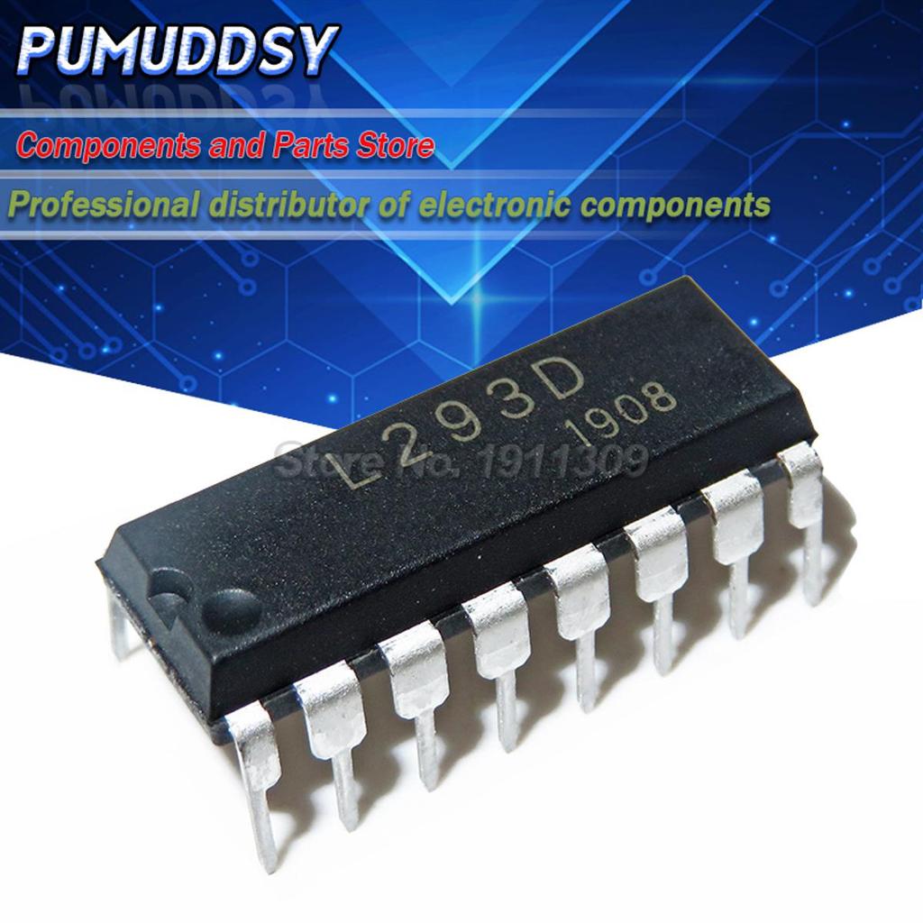 5 CÁI L293D L293 DIP bước động cơ chip điều khiển IC