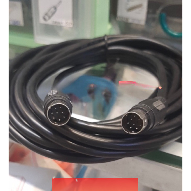 Dây MD8 MD6 Mini DIN 6 8 Chân Đấu Nối Dây Cho PLC HMI RS422 RS232, Lõi Đồng, 6P 8P Chiều Dài 1.5M/3M