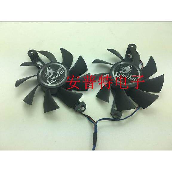 Màu Sắc Cầu Vồng Net Chi GTX950 GTX960 1050GTX1060 P106 Thunderstorm Shark Card Đồ Họa Quạt