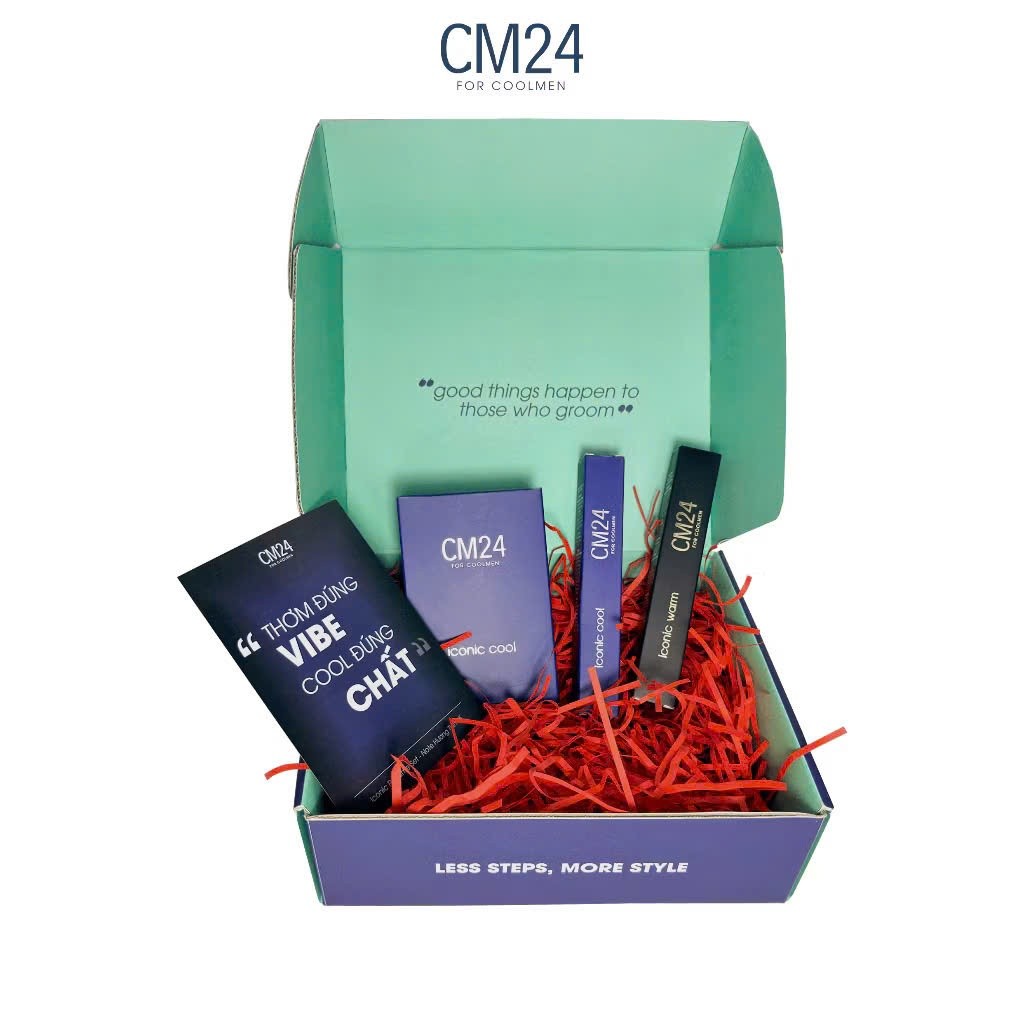 Combo Nước Hoa Nam Iconic Warm Perfume Set CM24 For Coolmen 68ml Bản Lĩnh Ấm Áp, Lôi Cuốn