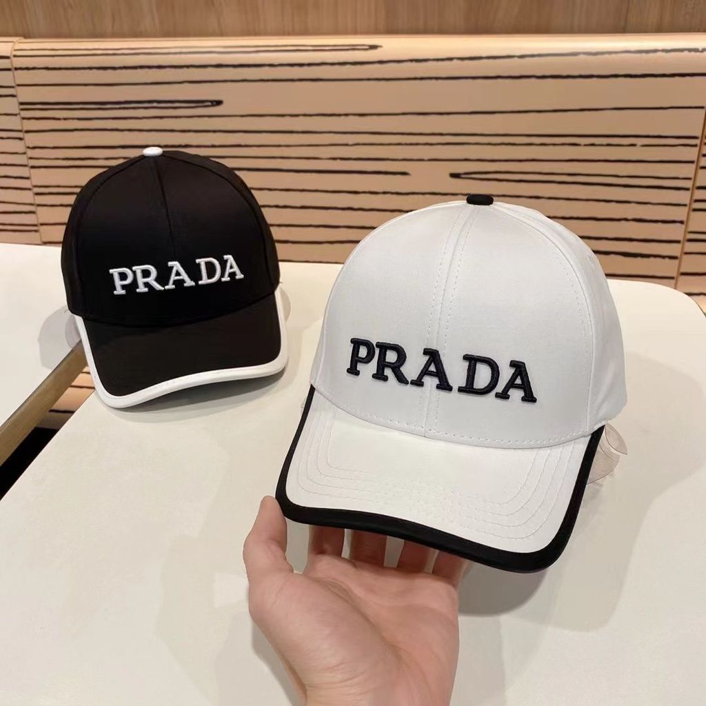 Mũ PRADA1987 Mũ nữ Mũ bóng chày phù hợp thời trang thông thường