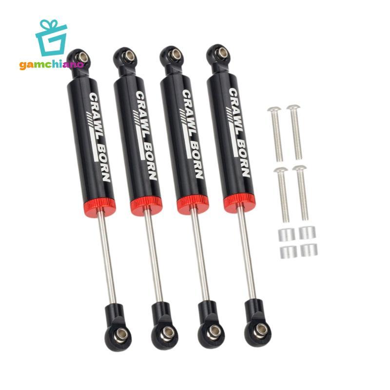 Gamchiano 4x RC Giảm Chấn Xe Ô Tô Bộ Giảm Chấn Phụ Kiện Hợp Kim Sốc Thủy Lực