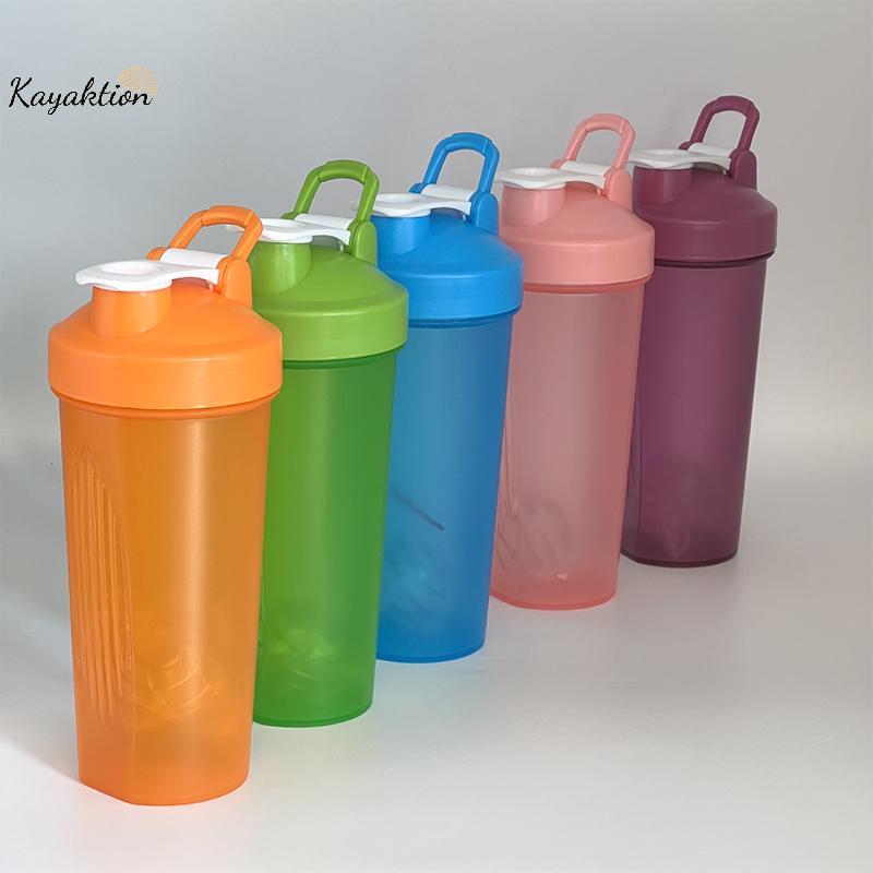 Kayaktion 600ml Protein Shaker - Bottle for Fitness, Elegant Design with Portable Scale & Slushy Cup
