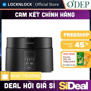 Nồi cơm điện tử LocknLock mini 1.2L Chính hãng, có xửng hấp lòng nồi 5 lớp chống dính 500W, giữ ấm 24h - SIDEAL SIA