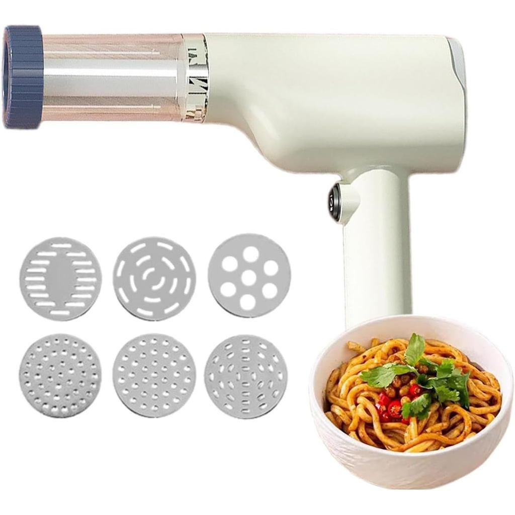 Máy Idiyappam và Pasta điện, Máy ép Pasta không dây cầm tay, Máy Pasta tự động 6 trong 1, Dụng cụ nh
