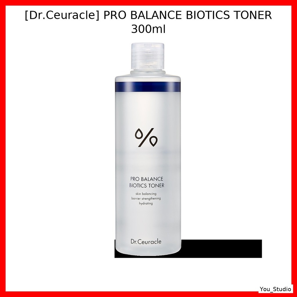 [Dr.Ceuracle] Mực Biotics PRO BALANCE 300ml / 6-Probiotics Ẩm cho hệ sinh thái da & Mực không gây dị