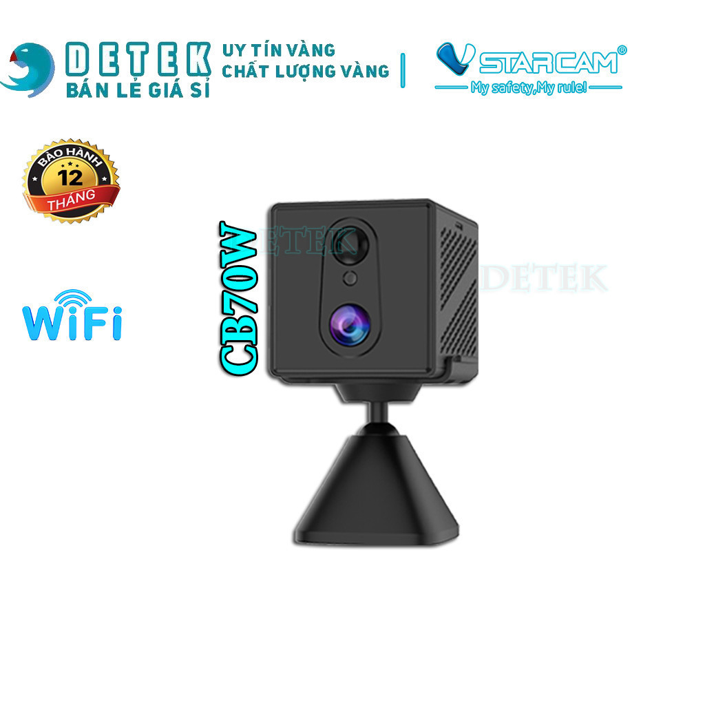 Camera IP Không Dây VSTARCAM CB70 WIFI CB75 CB77 CB78 Wifi 4G dùng pin 2000mAh tiêu thụ điện thấp - 
