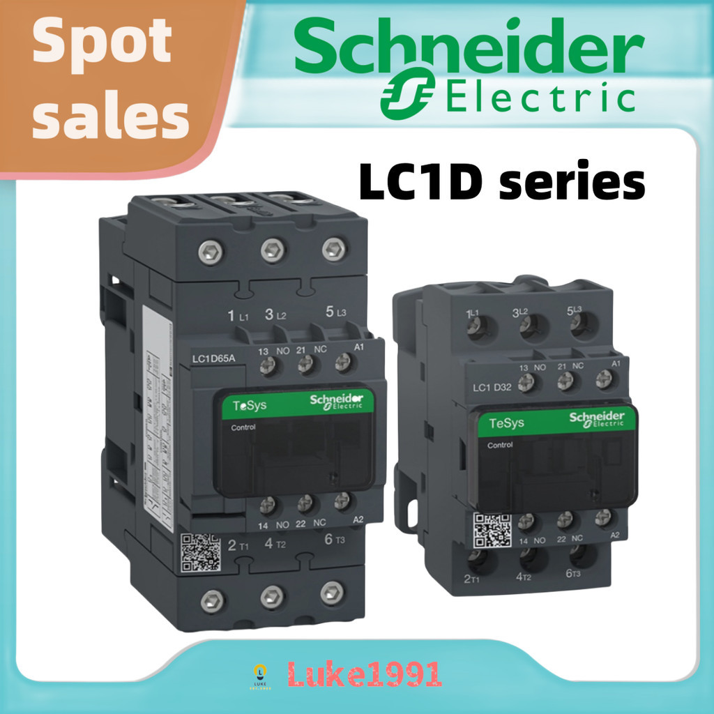 Schneider AC Contactor 220V LC1D09 18 32 50 Thang Máy 110V D12 25 65A