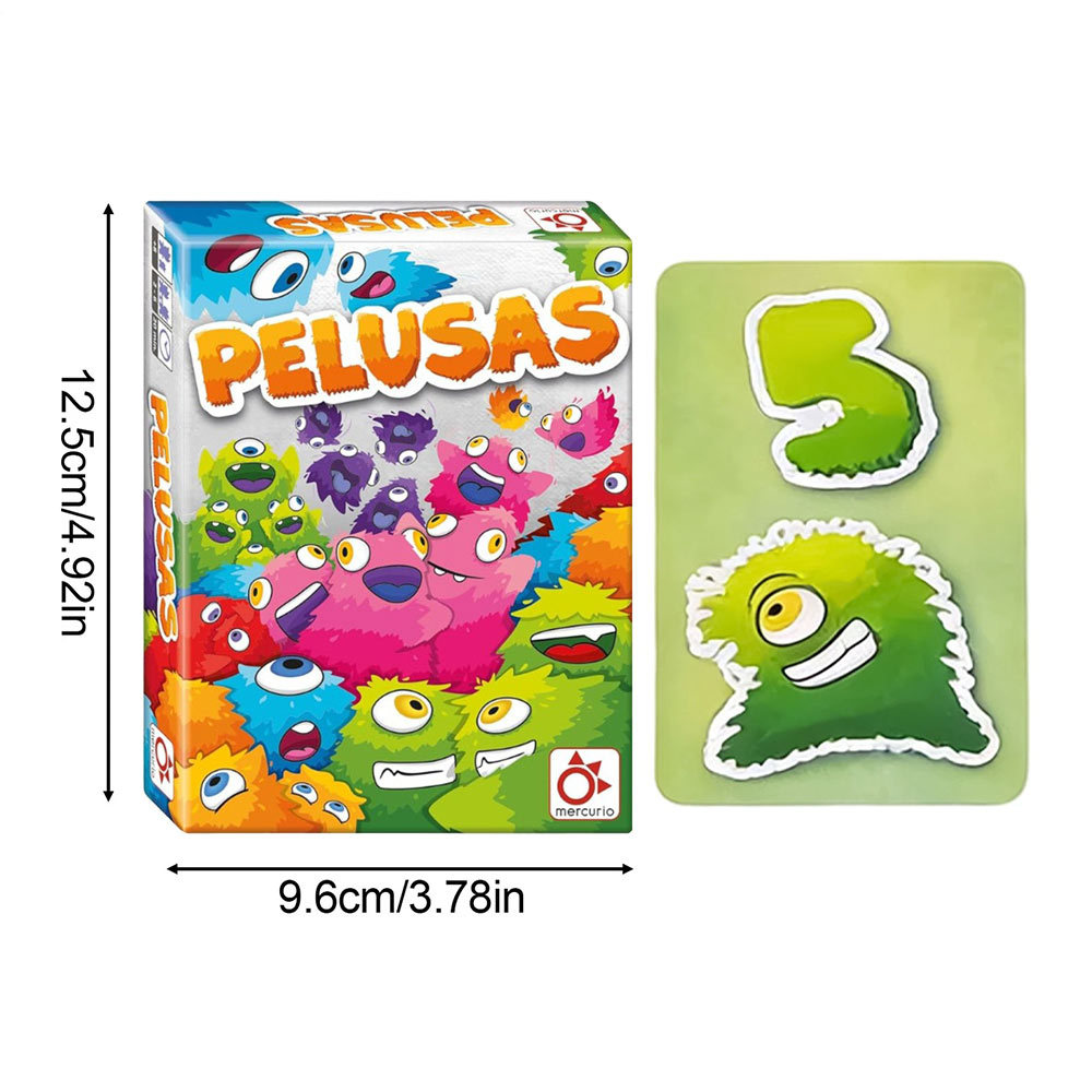 PELUSAS Card Games 110 Pieces Fun Spanish Cards Family Games Card For Kids Children Family Fun Easy 