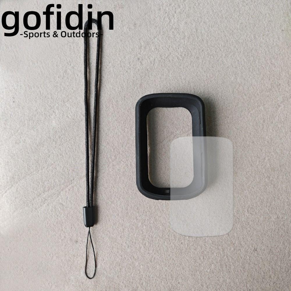 Vỏ bảo vệ GOFIDIN, Máy tính GPS xe đạp silicon chống rơi, Phim màn hình chống trầy xước chống sốc bề