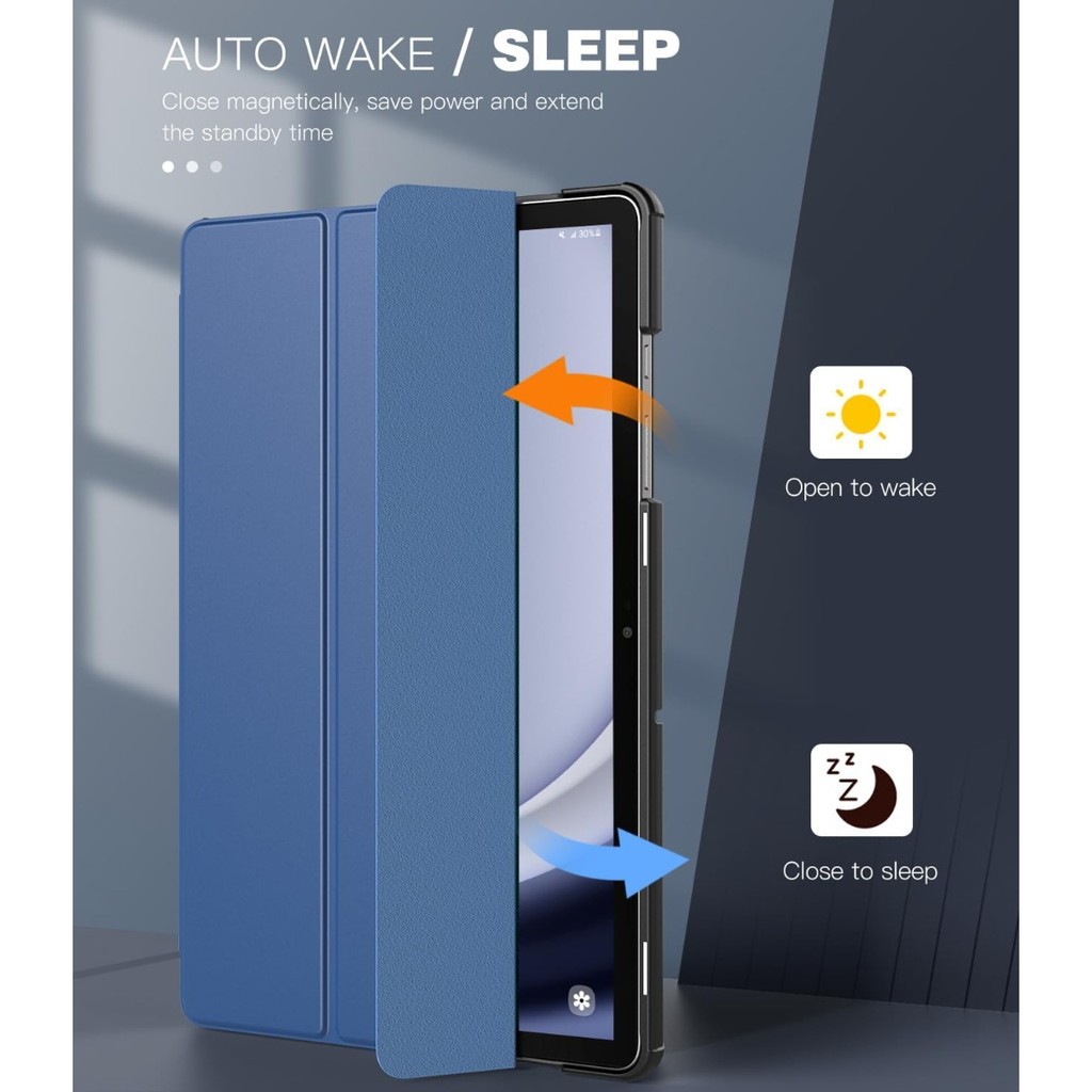 Ốp lưng cho Samsung Galaxy Tab A9 + / A9 Plus 11 Inch 2023, Vỏ bảo vệ nhẹ mỏng cho Galaxy Tab A9 + W