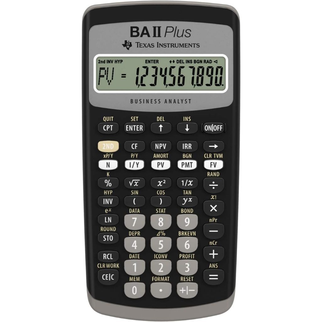 Máy tính Tài chính, CFA, FRM - Texas Instruments BA II Plus | BigBuy360 - bigbuy360.vn