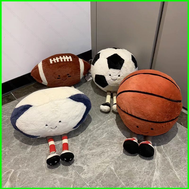 PS1 JELLYCAT Vui Bóng Đá Bóng Rổ Mỹ Bóng Đá Sang Trọng Búp Bê Quà Tặng Cho Trẻ Em Gối Ngủ Đồ Chơi Gi