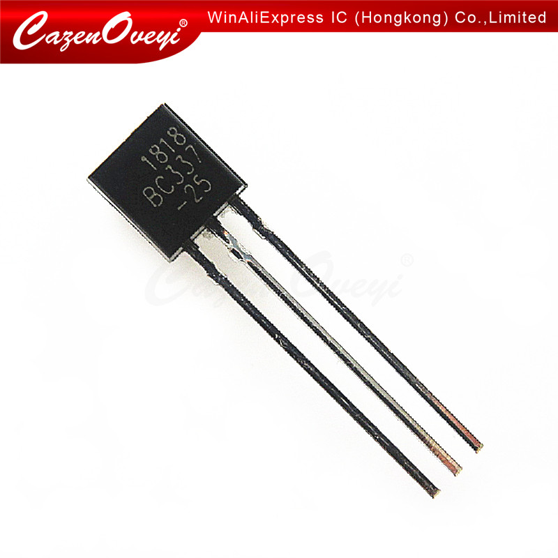 100 Cái / lốc BC337-25 BC337 TO-92 Lưỡng Cực Transistor - BJT NPN 50Vcbo 45 Vceo 800mA 625mW Trans M