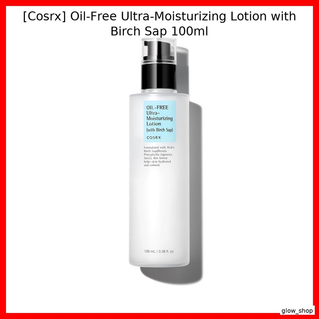 [Cosrx] Sữa dưỡng ẩm siêu ẩm không dầu với bạch dương Sap 100ml / Sữa dưỡng ẩm Hàn Quốc / Họa tiết n