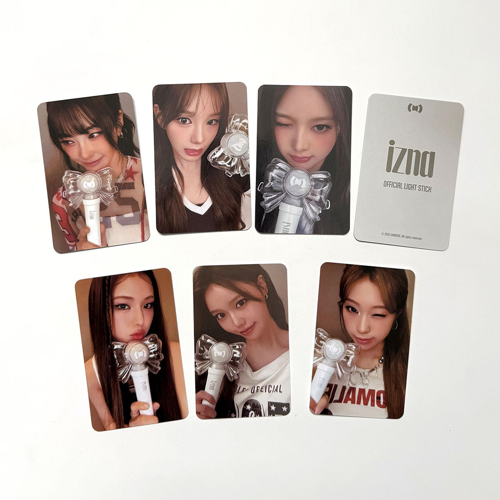 6 chiếc izna LIGHT STICK Không chỉ đẹp Photocards BEEP SIGN N / a Who Dat Girl TIMEBOMB Lomo Cards M