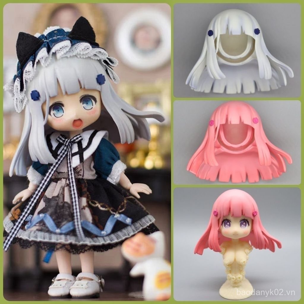 Ob11 Bé Đầu GSC Nendoroid Tóc Trang Điểm Mặt Bé GSc Tóc Đa Năng Có Thể Tháo Rời Đầu Vỏ GSc Ban Nhạc 