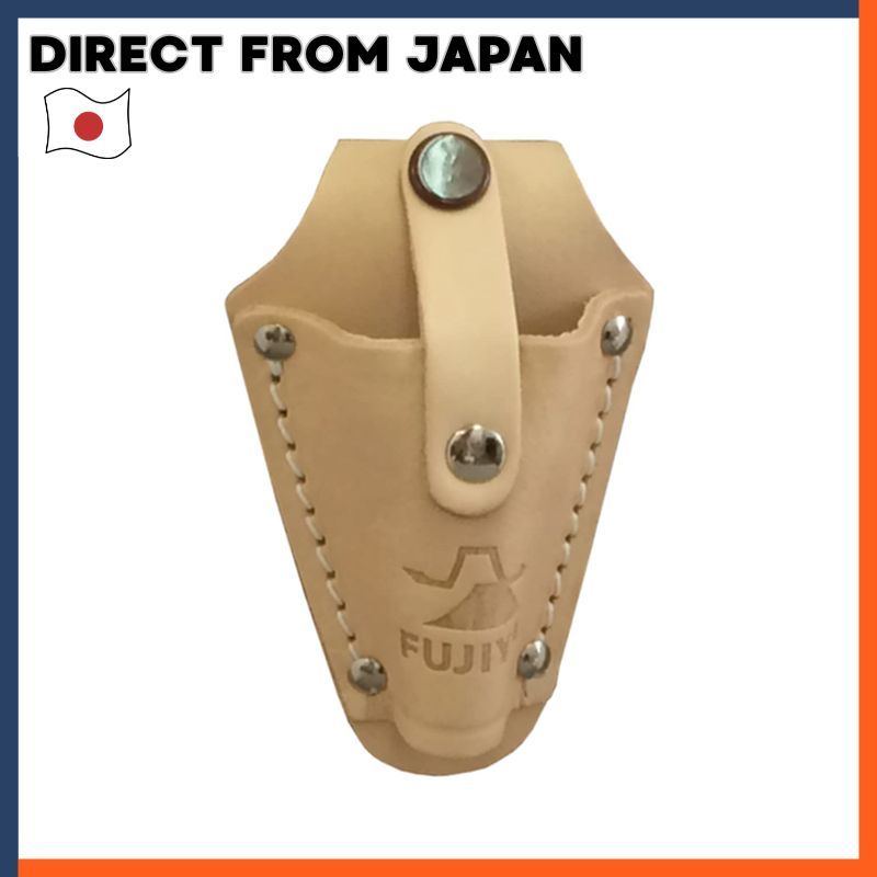 Fujiya Premium Leather Pliers Holder with Angled Cutter Slot