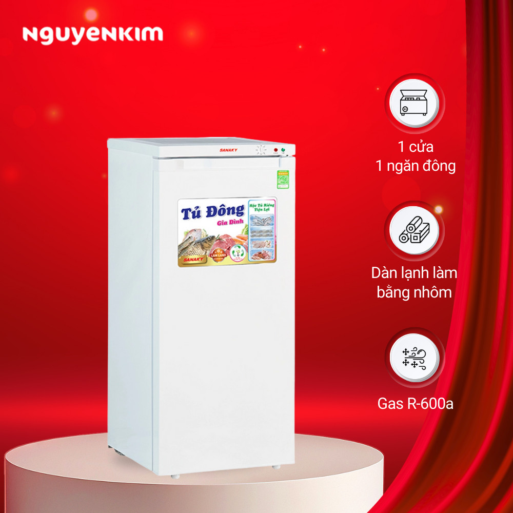 Tủ đông Sanaky 150 lít VH-180VD