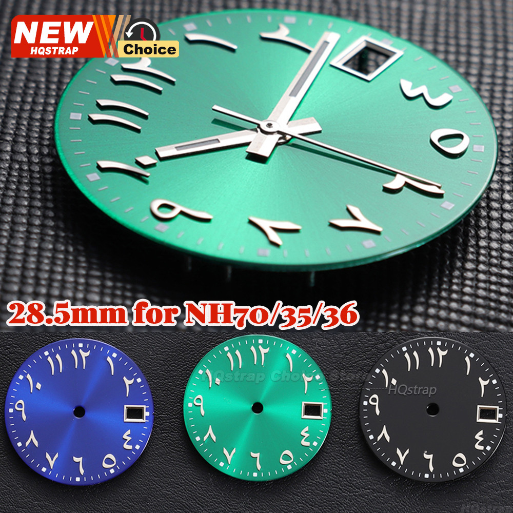 Số La Mã quay số 28,5mm Thích hợp cho phụ kiện sửa đổi đồng hồ chuyển động tự động NH35 / NH36 / 4R 