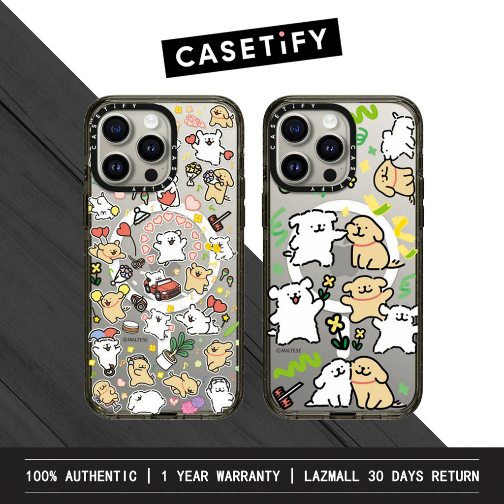 CASETiF Maltese Impact Phone Case cho iPhone iPhone 16 Pro Max 15 Pro Max / iPhone 14 Pro Max / iPho