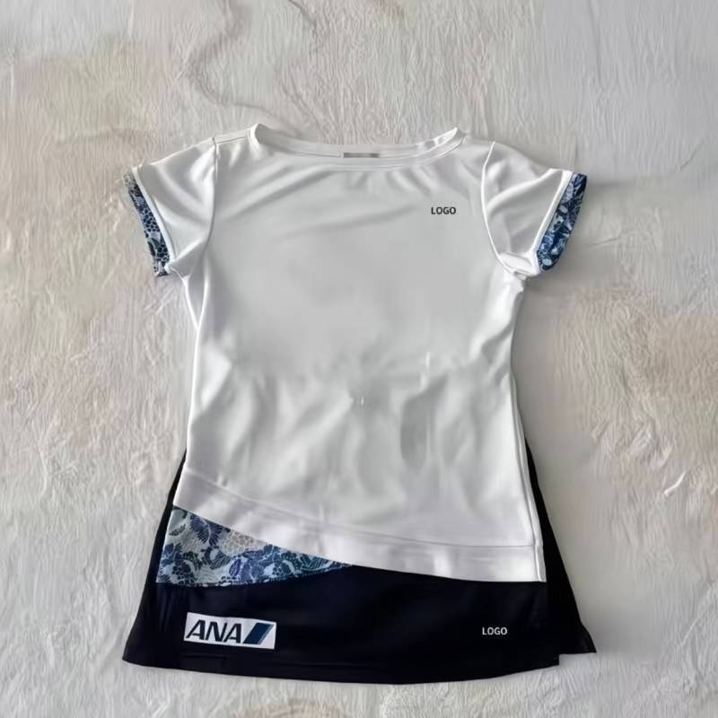 New JP Zhitian Qianyang Badminton Clothing Competition Clothing Quick-Drying Breathable Retro Short-
