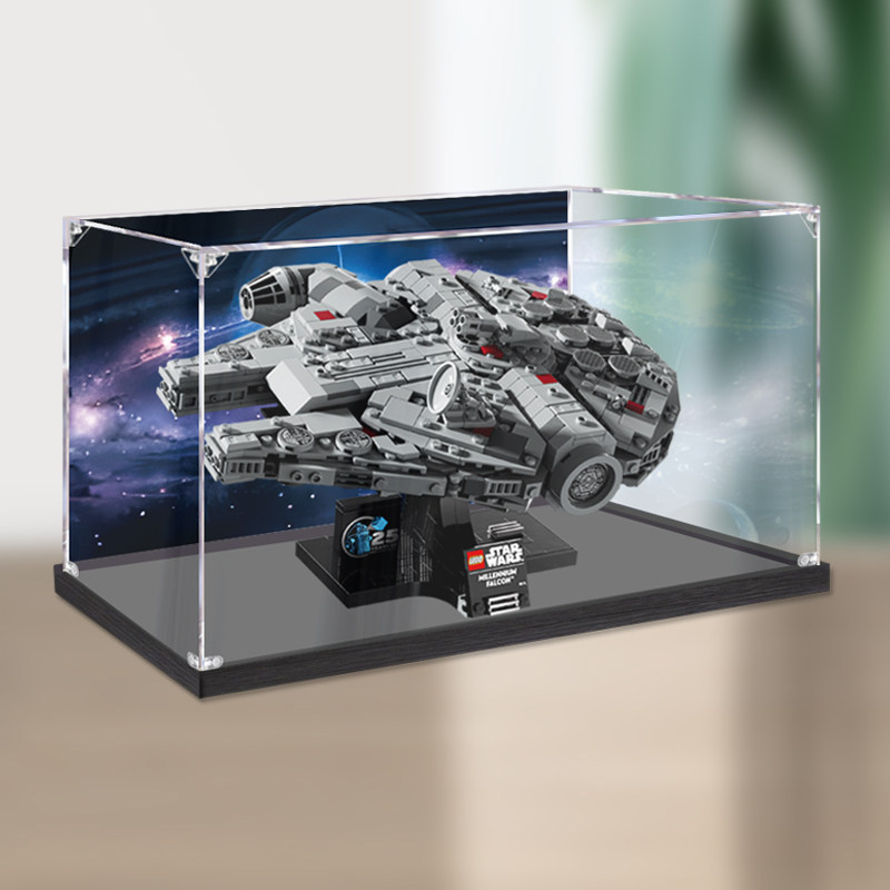 [Hộp trưng bày acrylic] Hộp trưng bày acrylic Thích hợp cho Lego 75375 Millennium Falcon Starship Hộ
