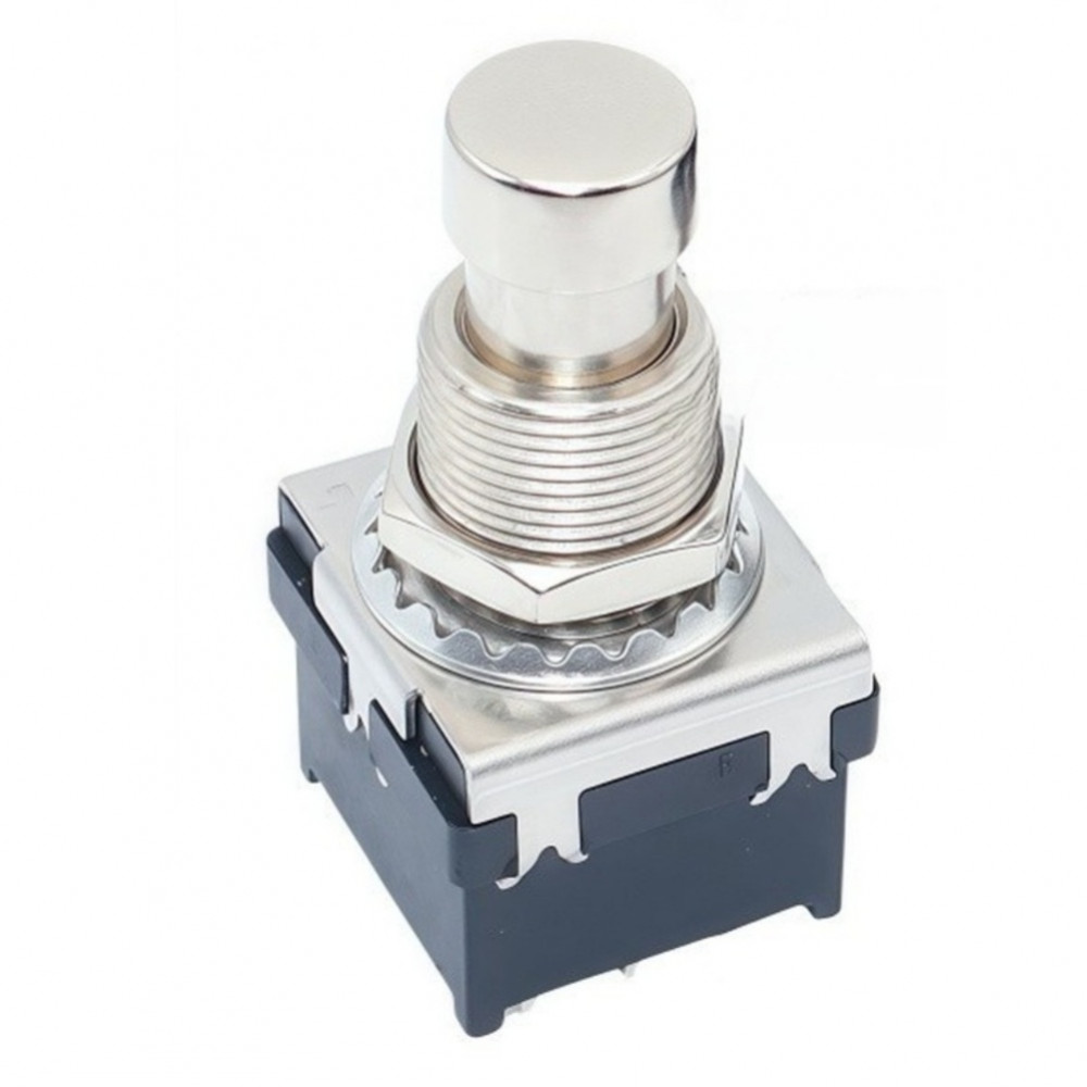 3PDT Footswitch Kim Loại Nhà Ở Cơ Chế Tự Khóa Phụ Kiện Bàn Đạp