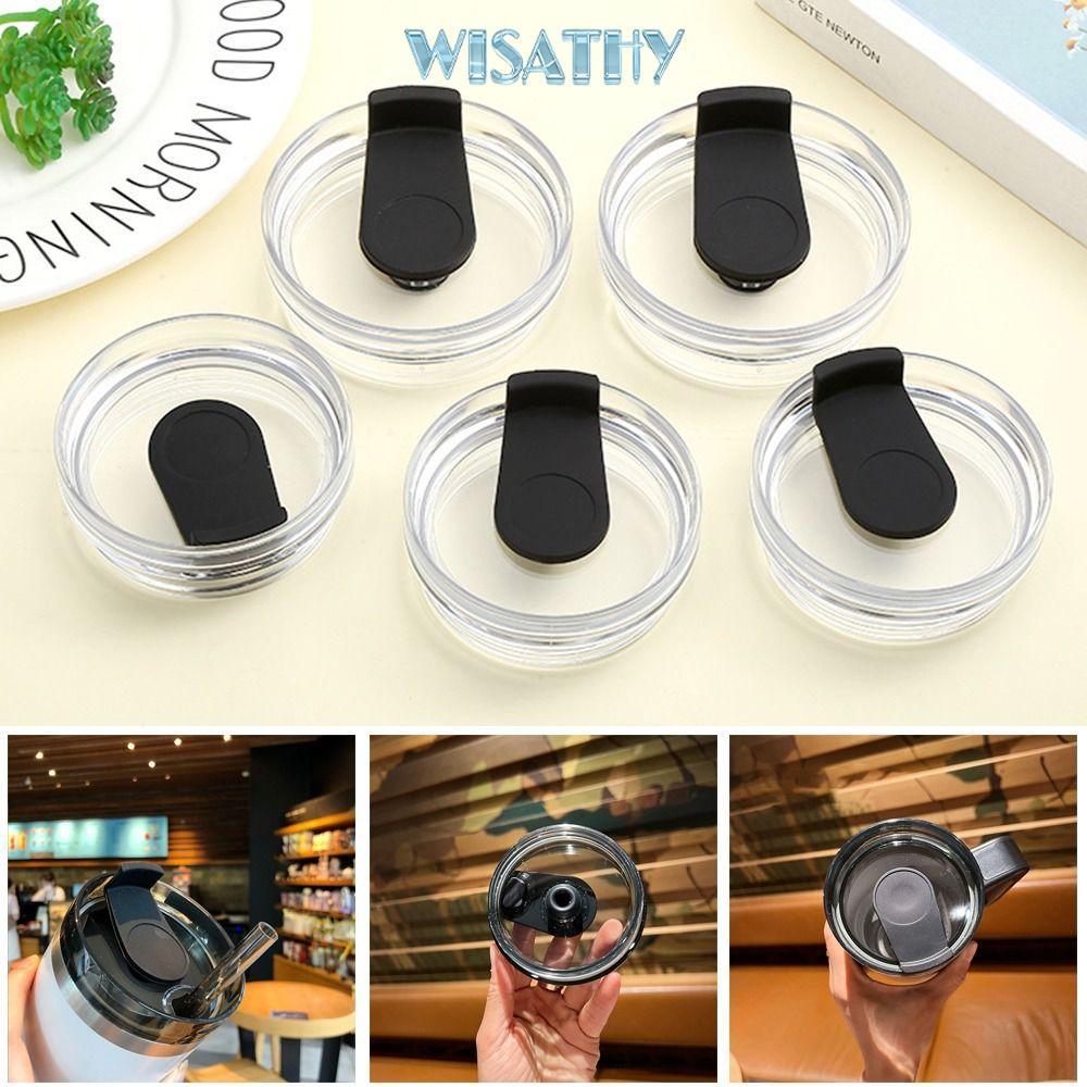 WISATHY Nắp cốc WISATHY, Nắp chai nhựa 20oz / 30oz, Bền đa năng không có ống hút Chống tràn Niêm pho