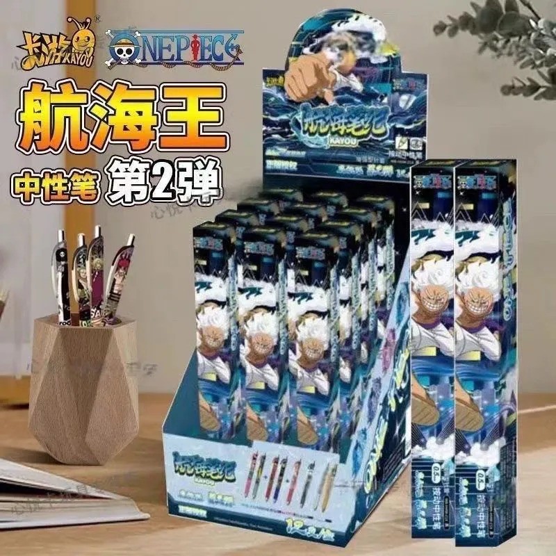 ♡One Piece One Piece Bút Gel Hộp Bí ẩn Bút Hành trình Phiên bản số. 2 Hàng hóa văn phòng phẩm Luffy 