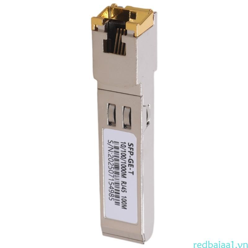 Redbaiaa1 RJ45 Switcher Gbic 10 100 1000 Cổng Kết Nối SFP Gigabit RJ45 SFP Quang SFP Module