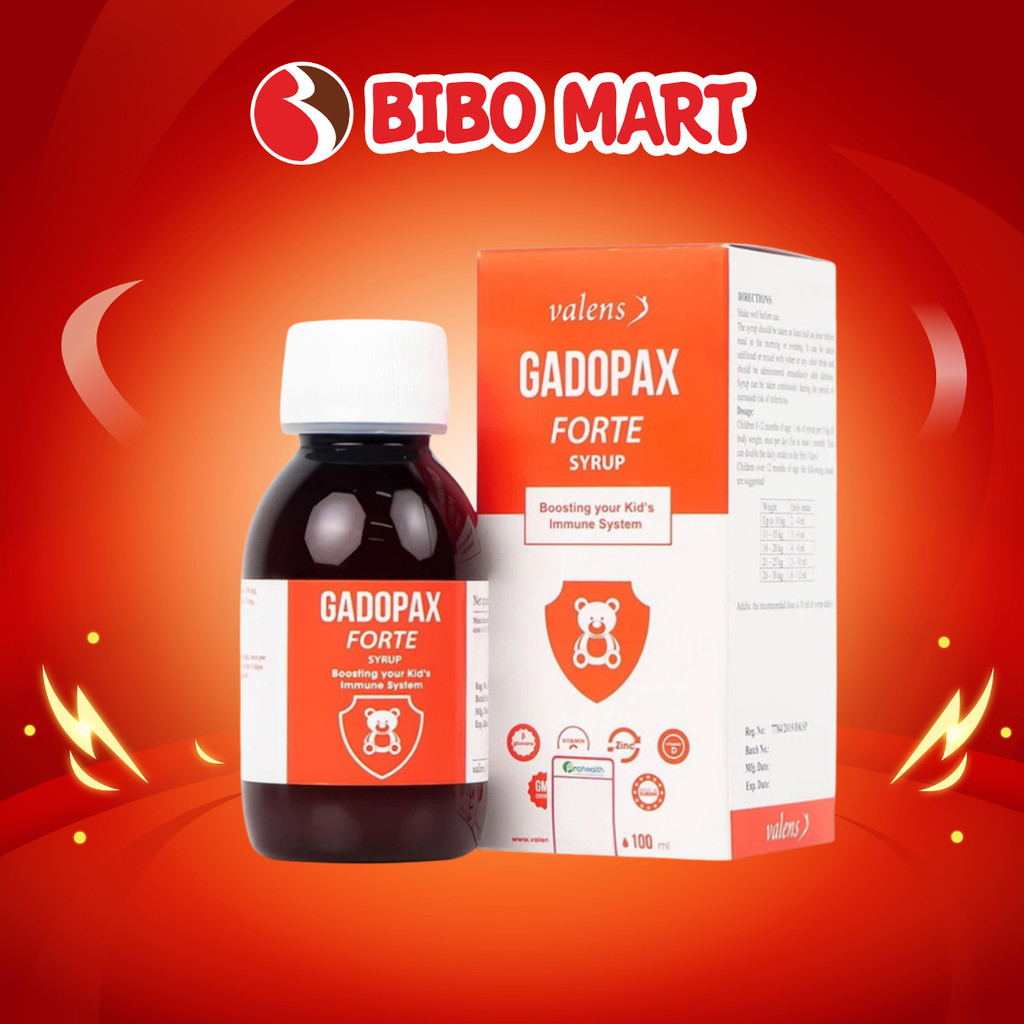 Siro Tăng Sức Đề Kháng Gadopax Forte Cho Bé Giúp Cơ Thể Khỏe Mạnh Dễ Uống 100ml  - Bibomart