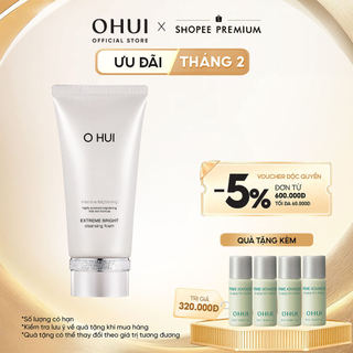 Sữa rửa mặt dưỡng trắng OHUI Extreme Bright Cleansing Foam 160ml