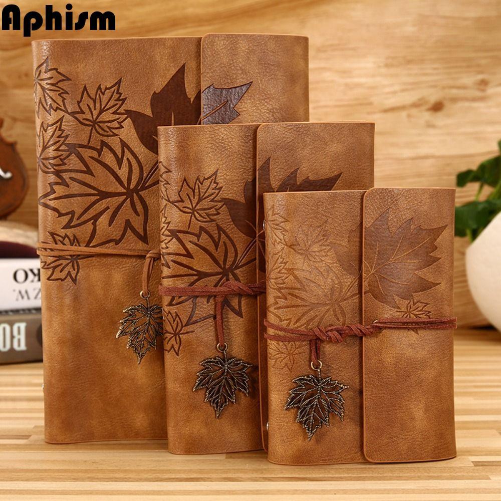 CORDELL Travelers Vintage Notebook, A7 / A6 / A5 Da PU PU Kraft Notebook, Loose-leaf Notebook Notepa