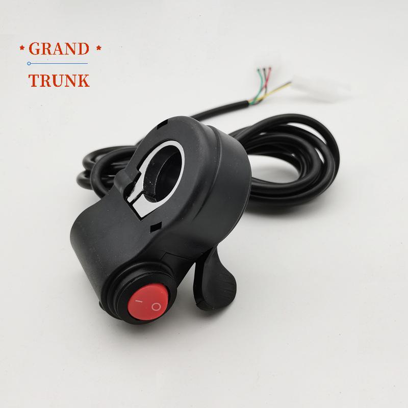 Vôn kế kỹ thuật số 12V-84V cho EBike & xe tay ga, có giá đỡ 22mm và dây cáp 2m