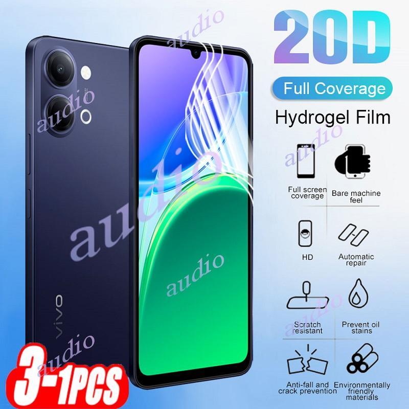Vivo Y05 4G 3 Cái 20D Full Coverage Hydrogel Film Cho vivo Y05 Y05s VivoY05 VivoY05s 4G 2026 Bảo Vệ 