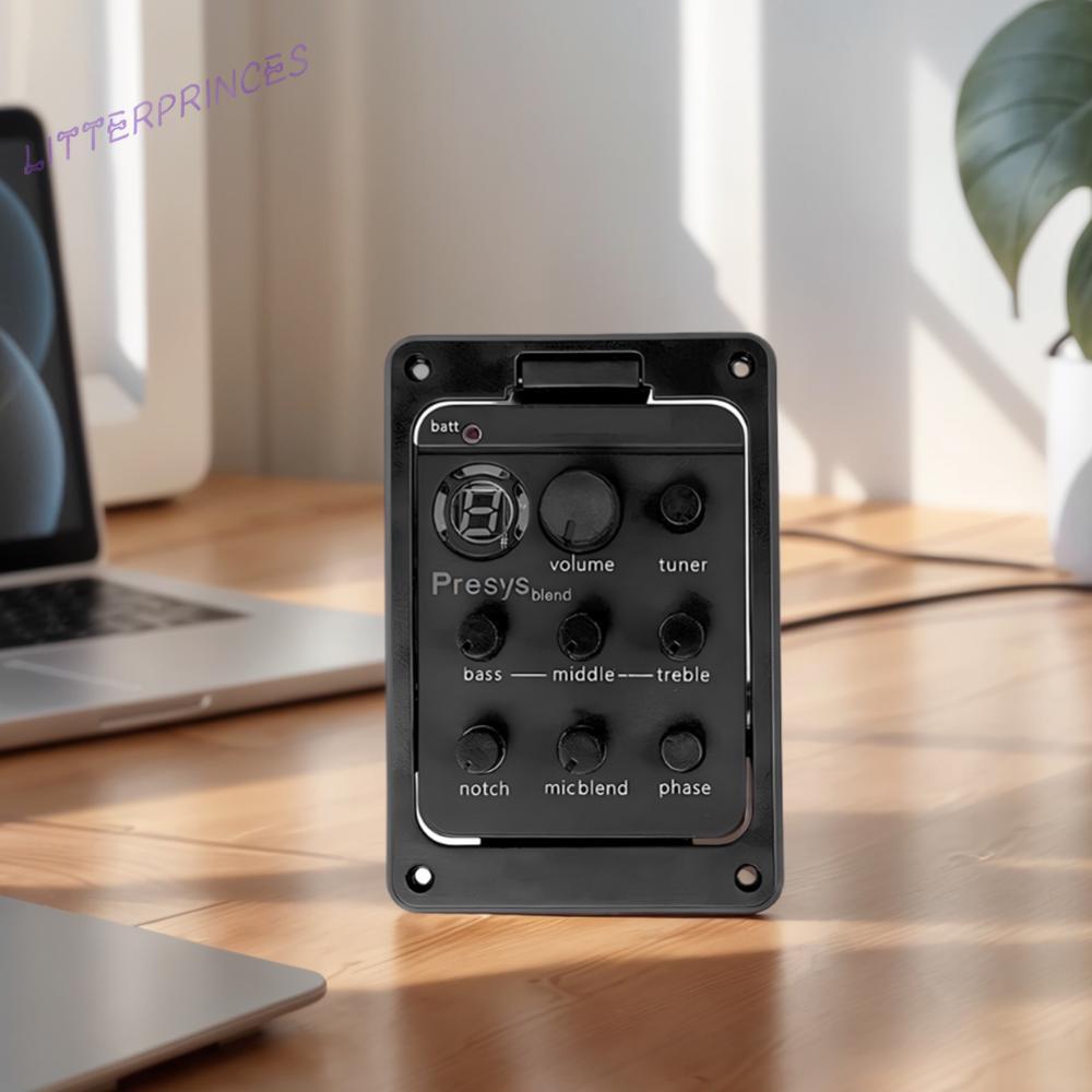 Nhựa 301 Guitar Pickup Với Tuner Presys Guitar Tuner Guitar Soundhole EQ Phần Phụ Kiện