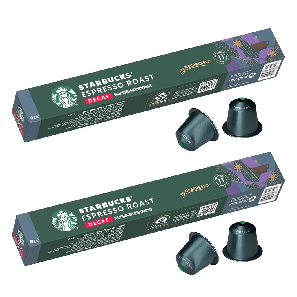 Trực tiếp từ NHẬT BẢN Starbucks Decaf Espresso Viên nang Nespresso rang 10 x 2 Hộp 20 Ly Cà phê thườ