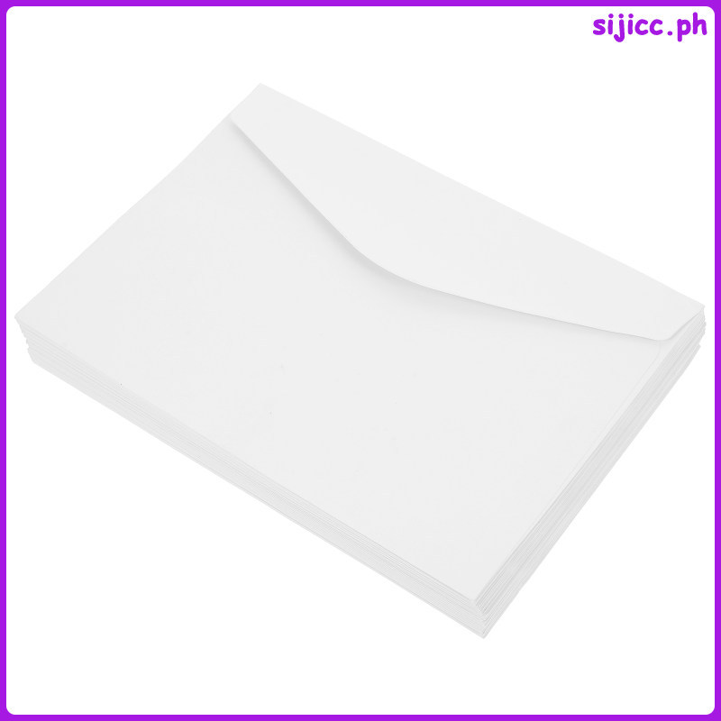 Bộ 50 Phong Bì Giấy Màu Trắng Đa Chức Năng Dày Thư Và Lưu Trữ Tài Liệu Phong Bì sijicc
