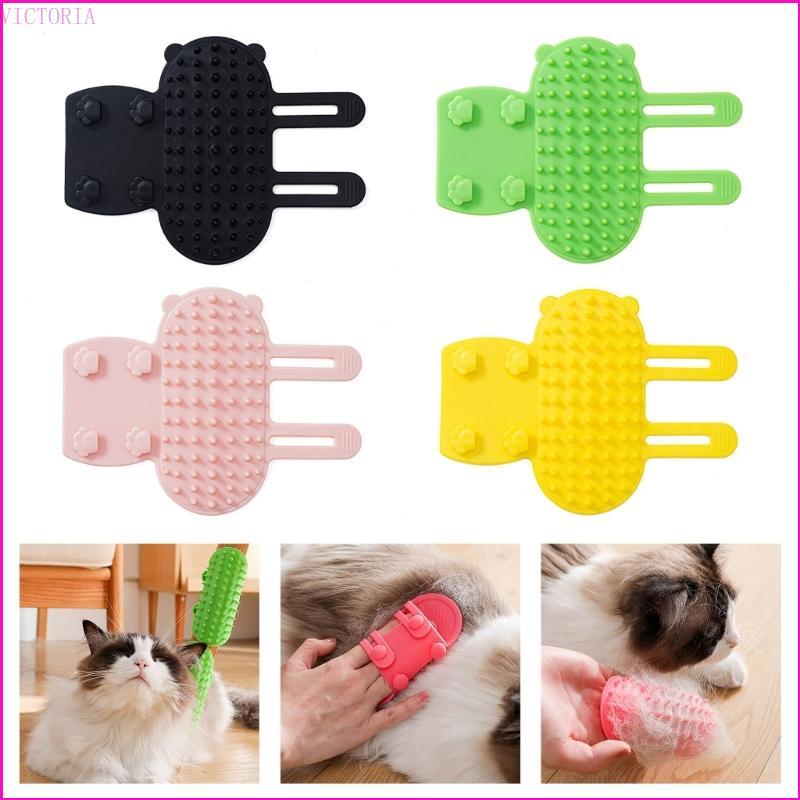 VIC Brush Wall Corner Scratcher với lược Massage Cats Pet Self Grooming Lược chải lông