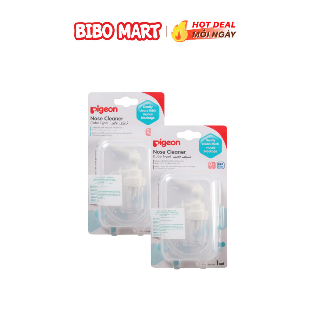 Máy Hút Mũi Cho Bé Bằng Dây Pigeon 60004 Silicon Thiết Kế Siêu Mềm Tiện Dụng  Và An Toàn - Bibo Mart