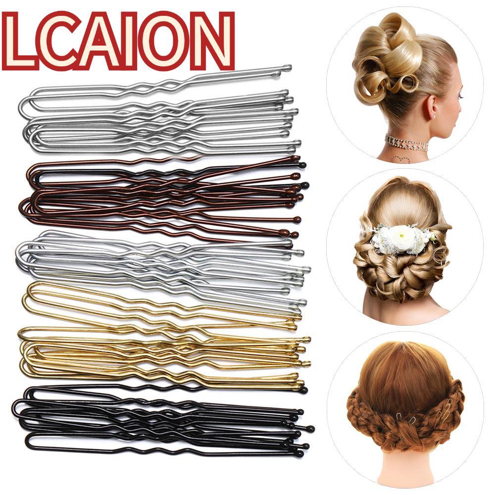 LCAION  50 Cái / túi Kẹp Tóc Sóng Mũ Đội Đầu Hình Chữ U Kẹp Tóc