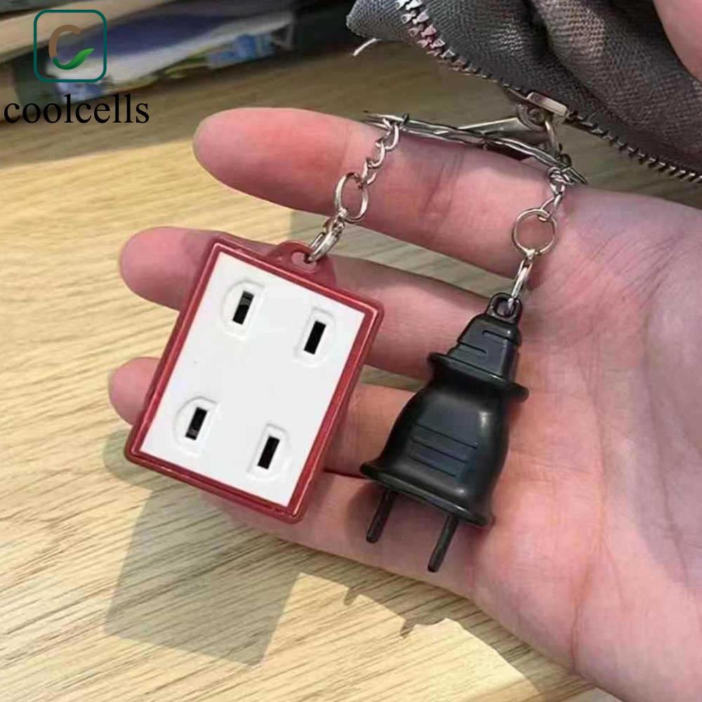 Móc khóa âm thanh COOLCELLS, Baby Is Calling You I Love You Nhẫn chìa khóa cặp đôi, Đồ chơi giải trí