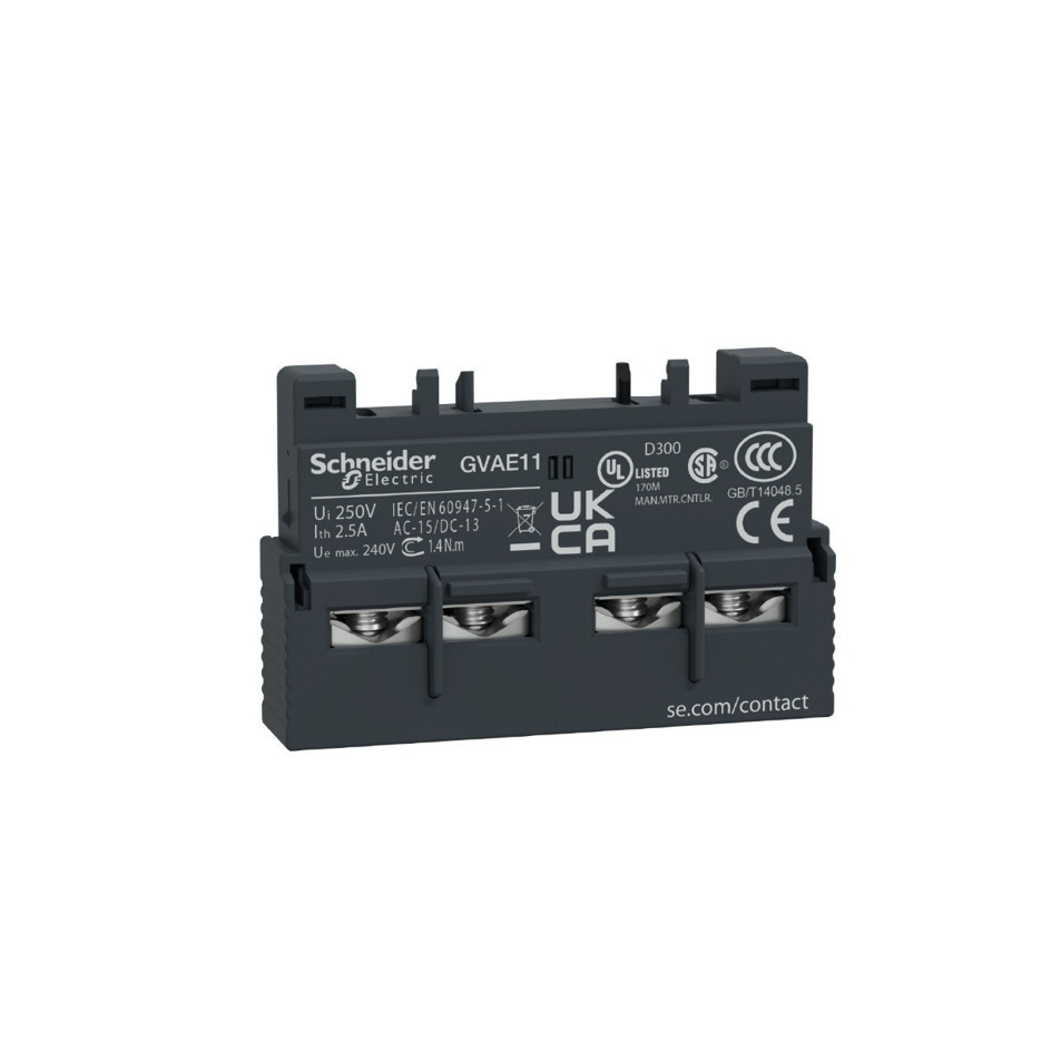 (Freeship) Tiếp điểm phụ - Front - NO+NO/ NO+NC - dùng cho TeSys Motor CB - Schneider  - GVAE11 GVAE